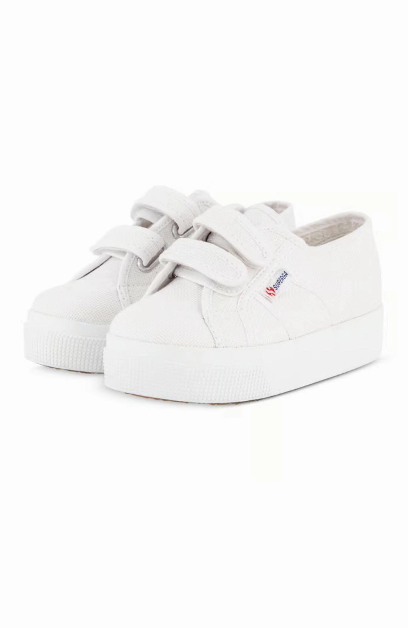 2730 Kids Straps White Elevated Comfort Vulcanized Sole