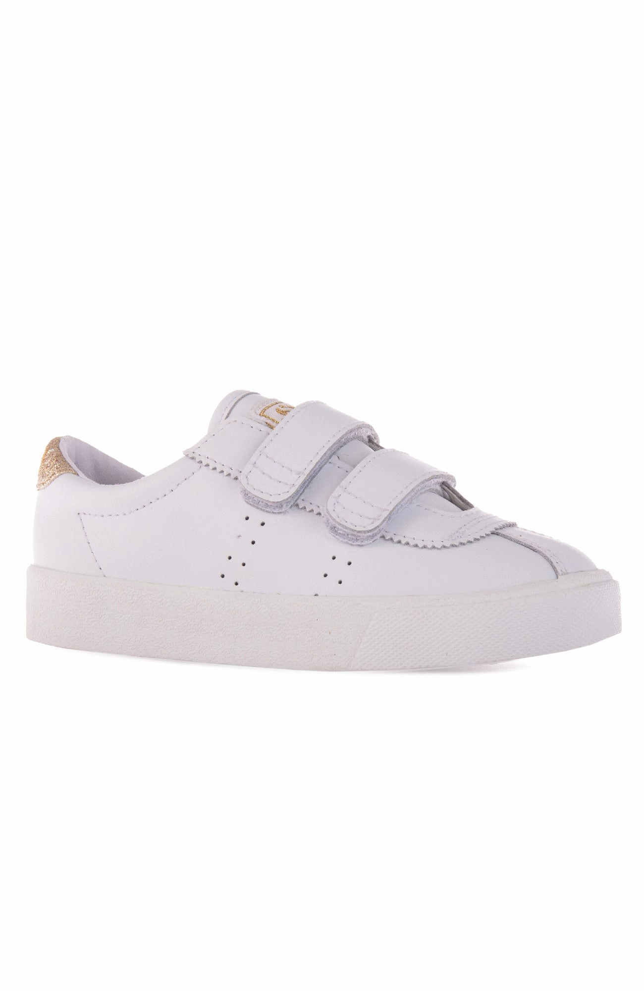 2843 Kids Club S Straps Leather White Classic Use