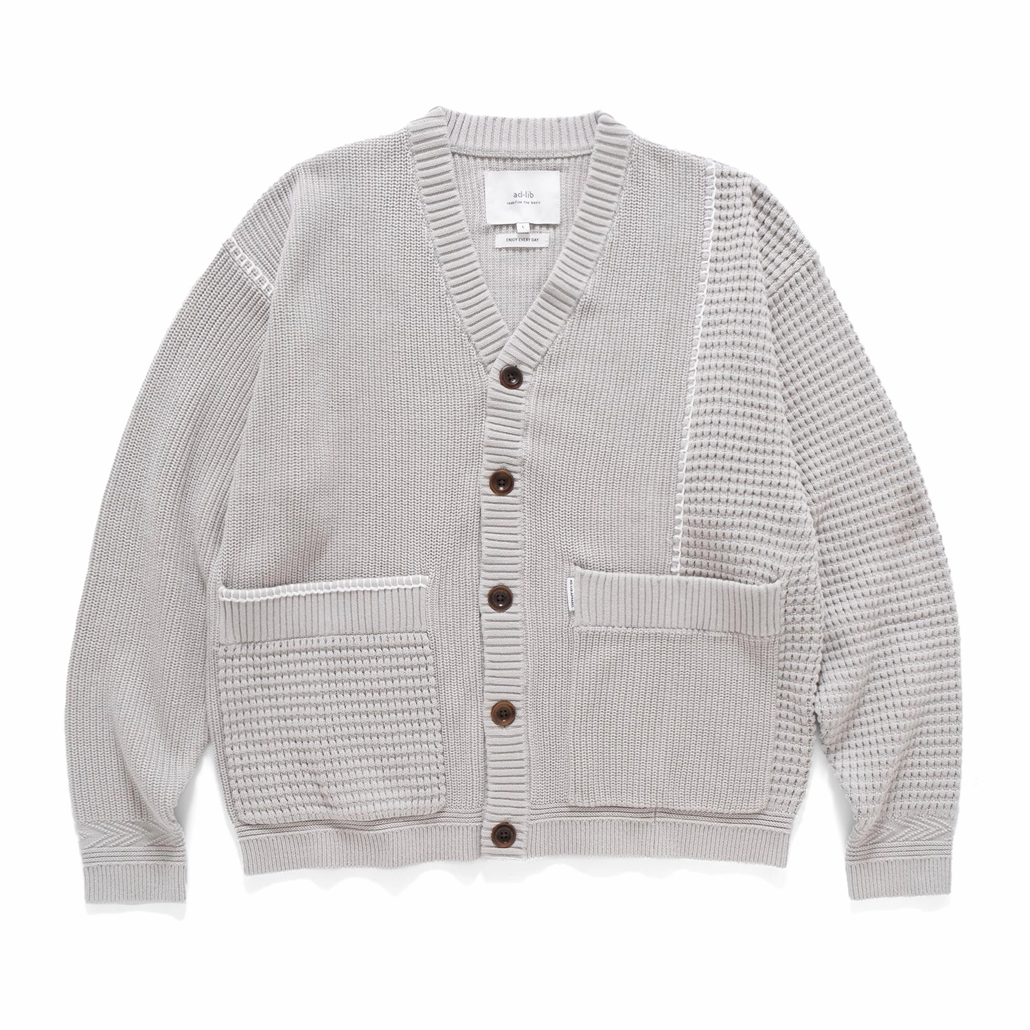 Stretchable Material (CD098) Multi Knitted Cardigan City Cold Guard