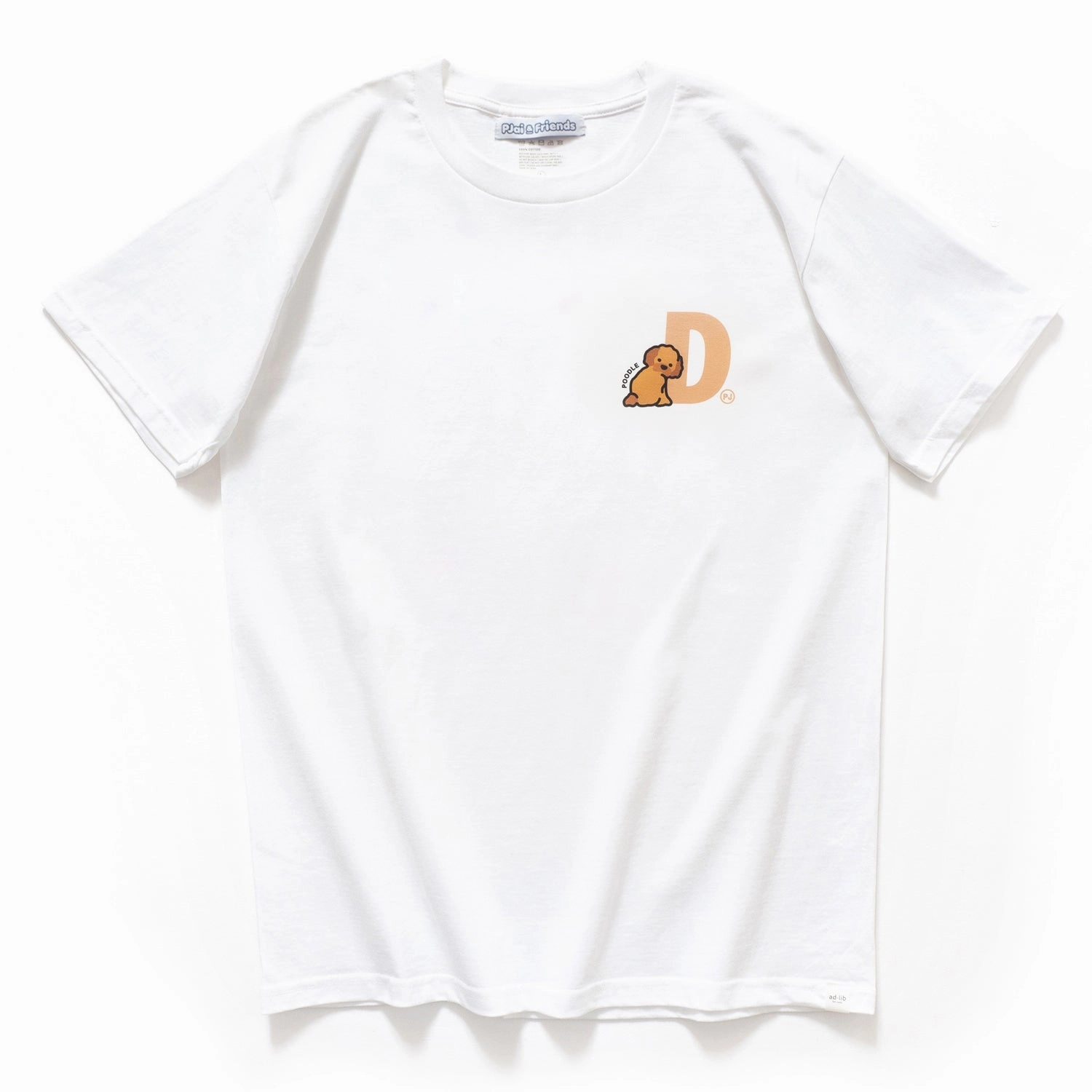 (EMT049) Make Your Own Poodle Graphic Tee Valentine's Day Essential Casual