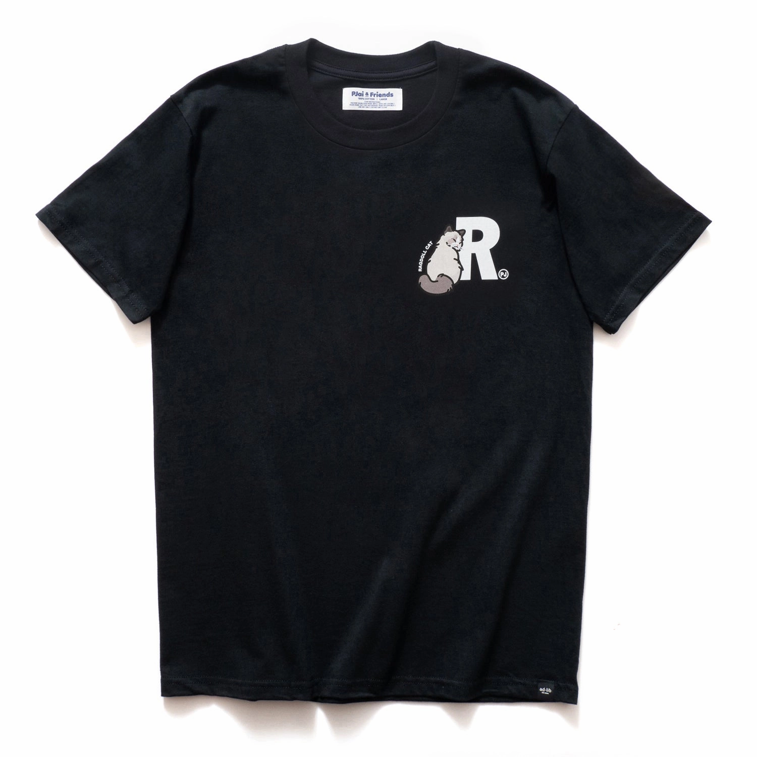 (EMT069) Make Your Own Ragdoll Cat Graphic Tee Timeless Fashion Summer Casual