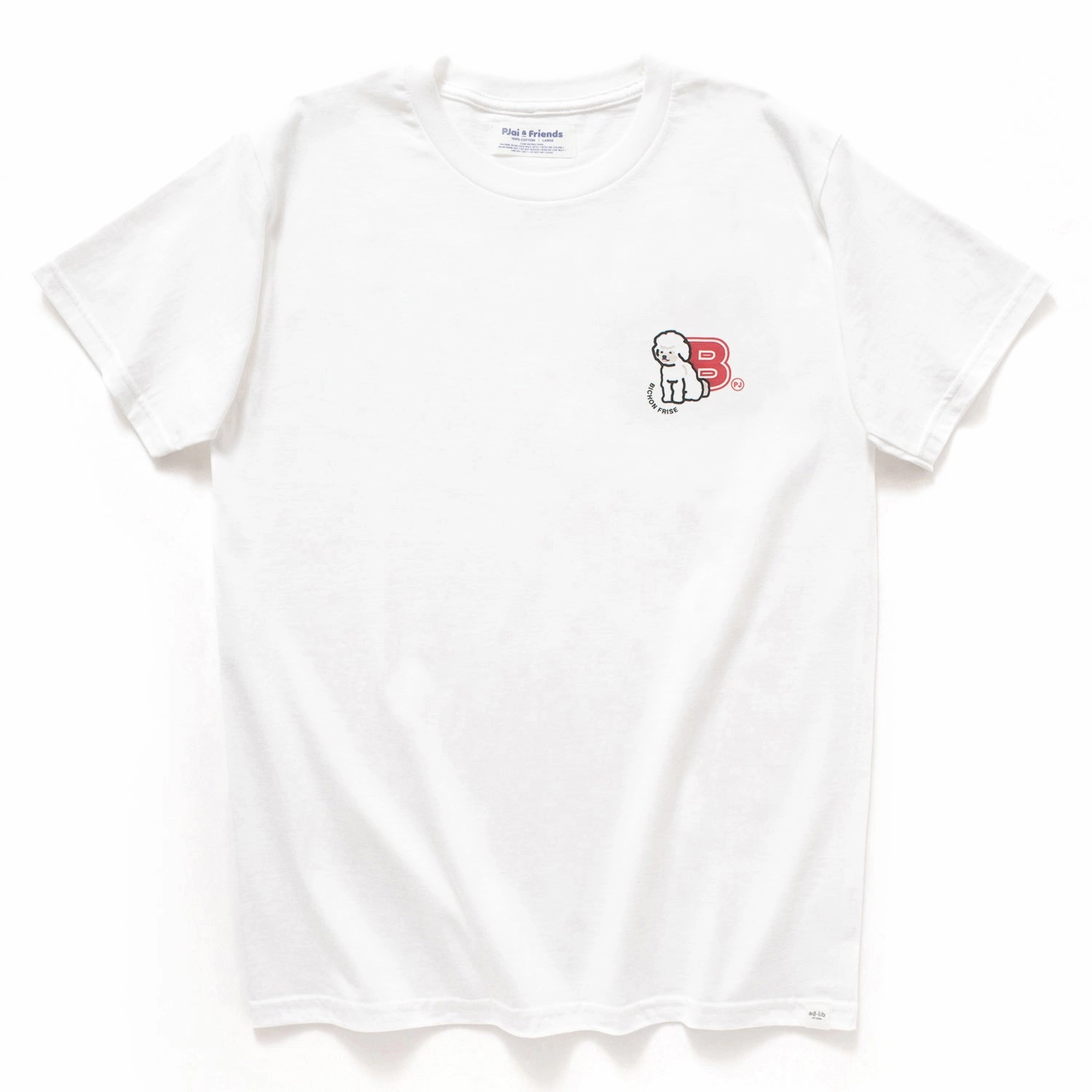 Perfect Style (EMT091) MYO Bichon Frise College Graphic Tee