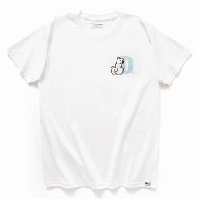 (EMT100) Make Your Own White Shiba Graphic Tee Lightweight Layer