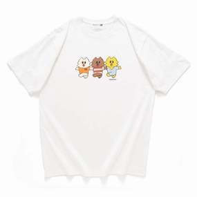 (EX513) Flat Cat Graphic Tee UVProtectionFinish