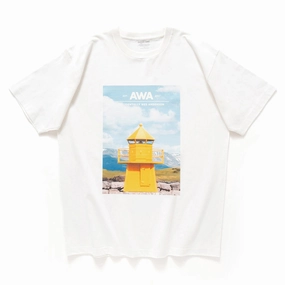 (EX631) Lighthouse Print Tee Fashion-Forward Fresh and Cool