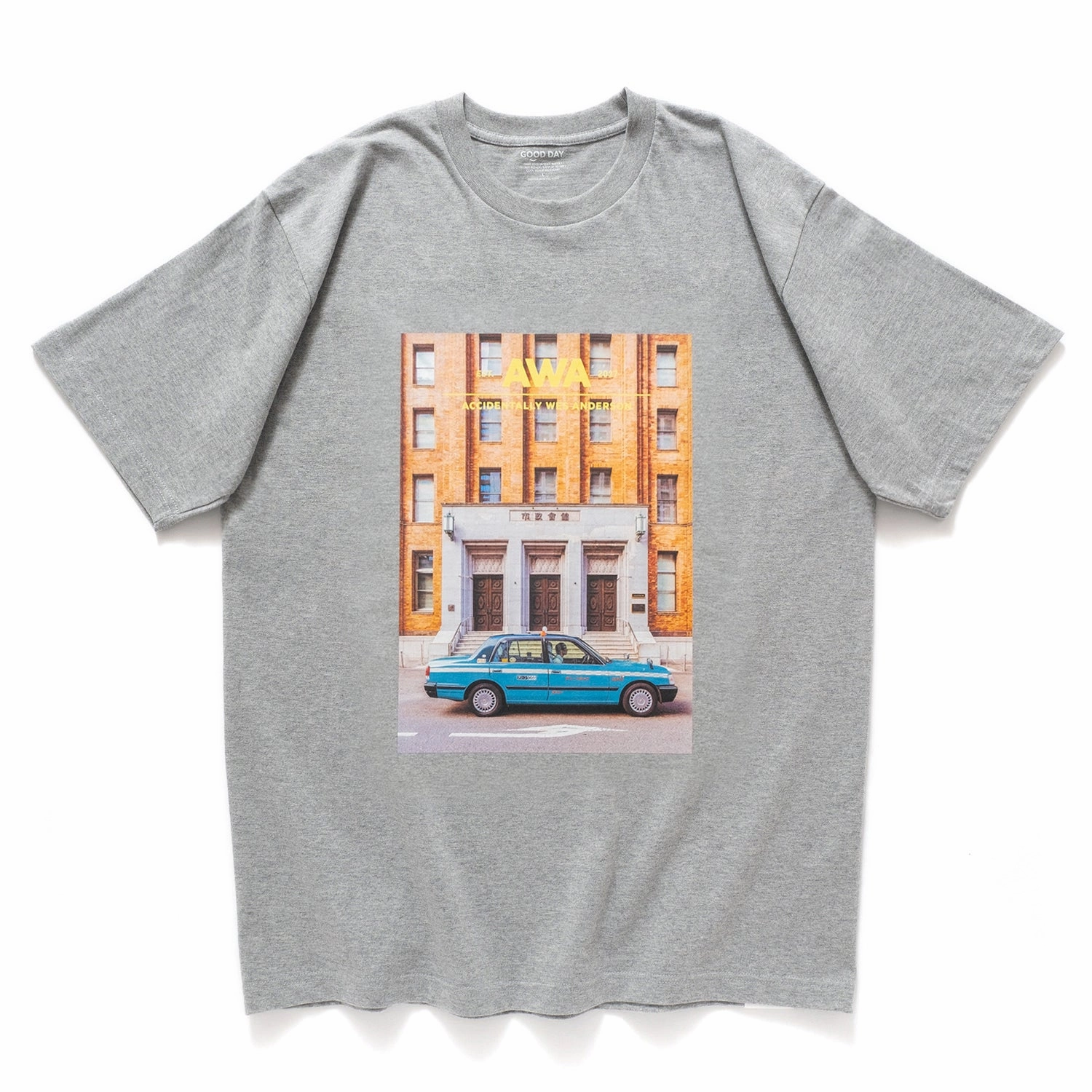 (EX632) Tokyo Taxi Print Tee Weekend Comfort Style Sporty Look