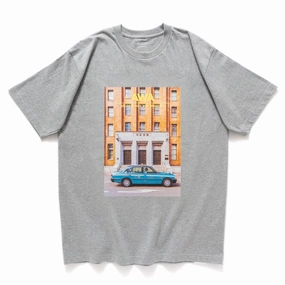 (EX632) Tokyo Taxi Print Tee Weekend Comfort Style Sporty Look