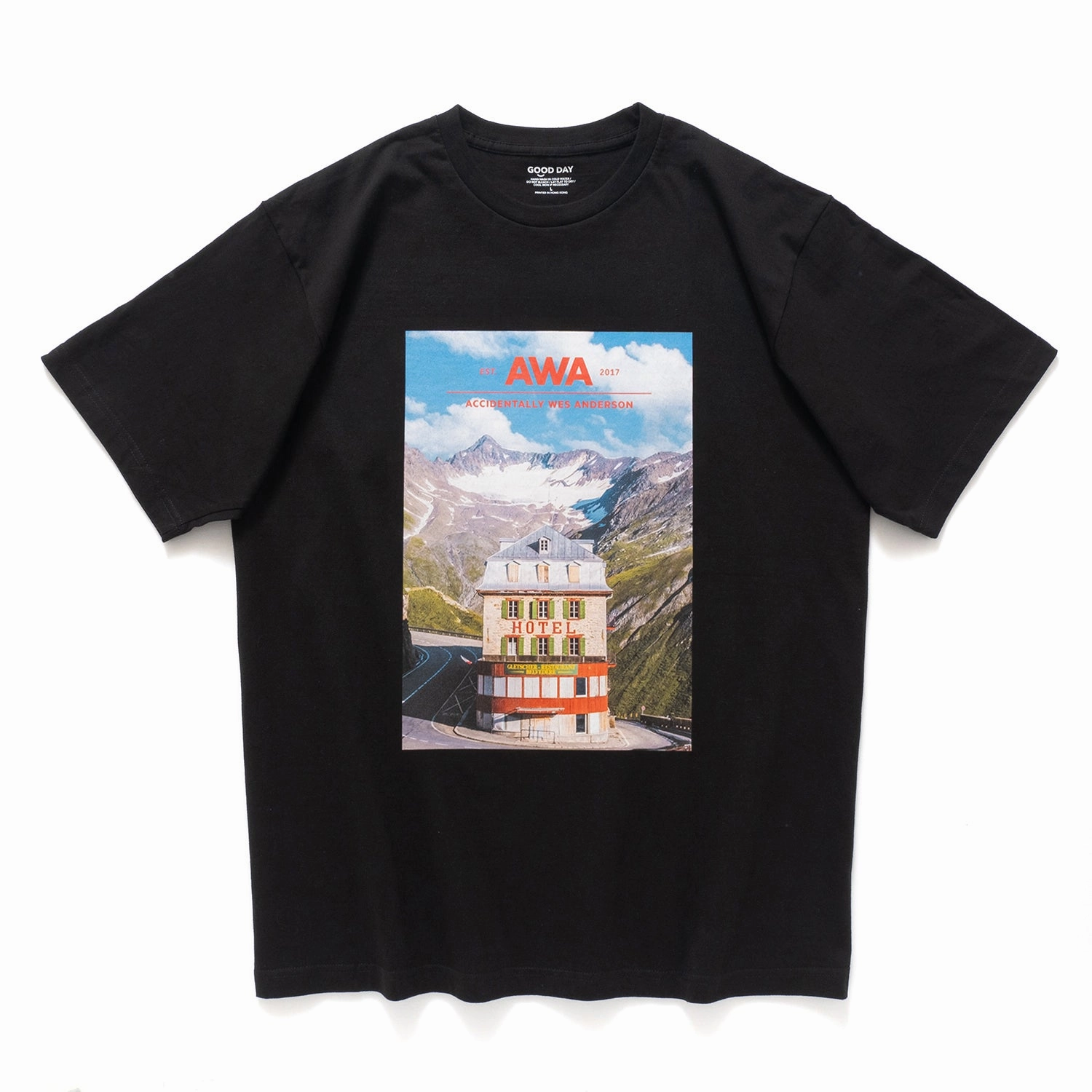 (EX634) Hotel Belvedere Print Tee Everyday Look Wear Everyday apparel