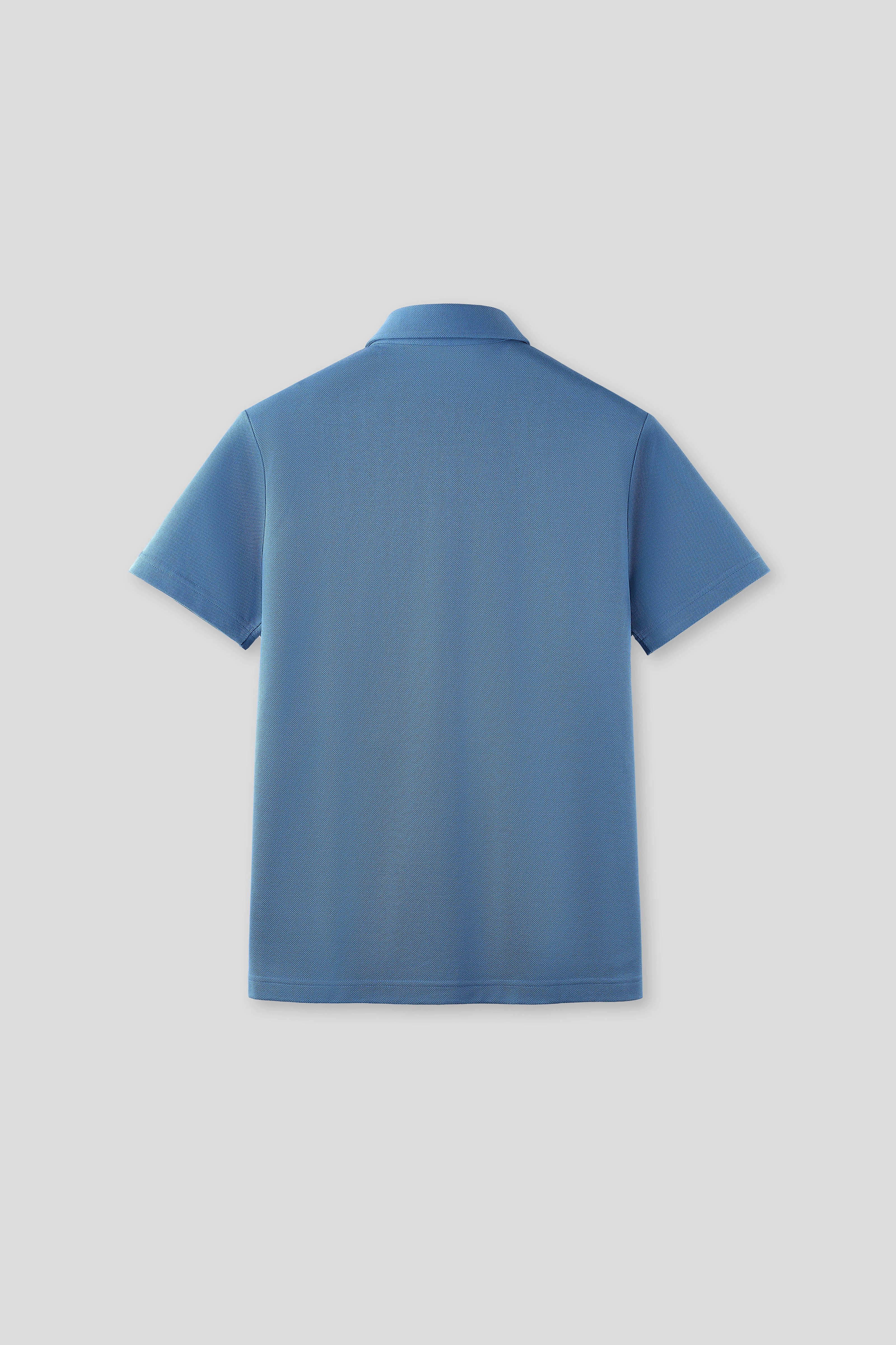 ??Frozen in Tones?? Waterless Dye Polo | Arctic Sky BL9035 Durable Ribbed Cuffs Trendy Business
