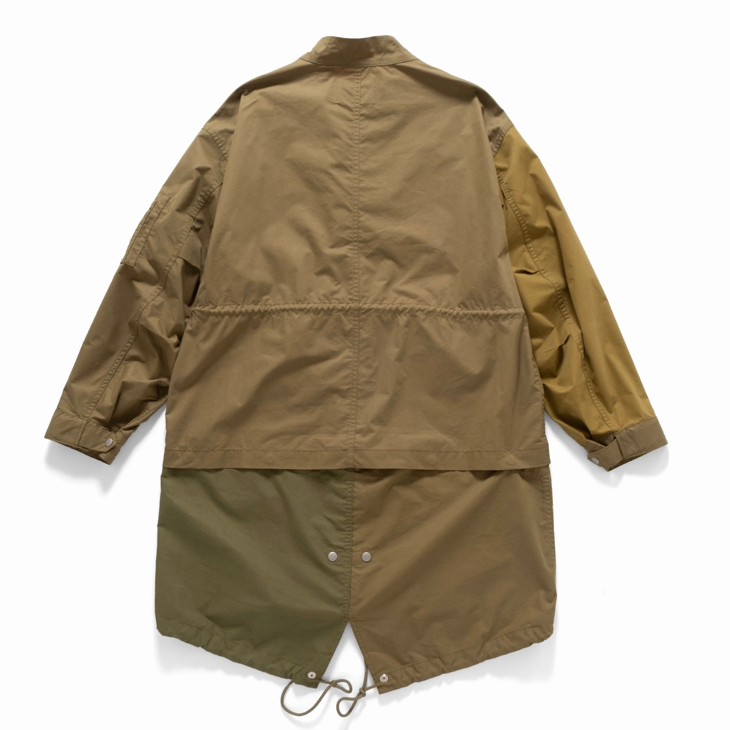 Ergonomic Sleeve Shaping Dual Layer Insulation (JK383) Colorblock 2 Way M51 Fishtail Parka Luxe Appeal