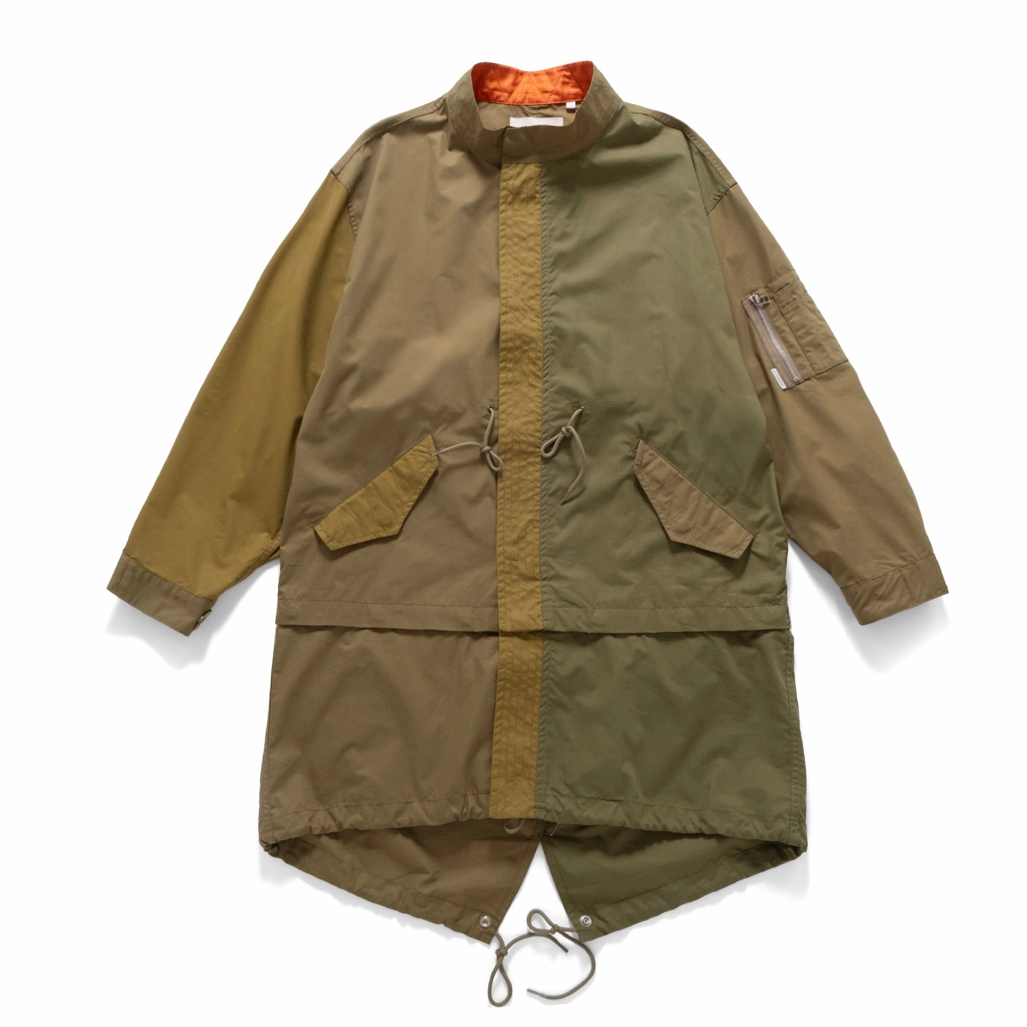 (JK383) Colorblock 2 Way M51 Fishtail Parka Luxe Appeal Compression Resistant Insulation