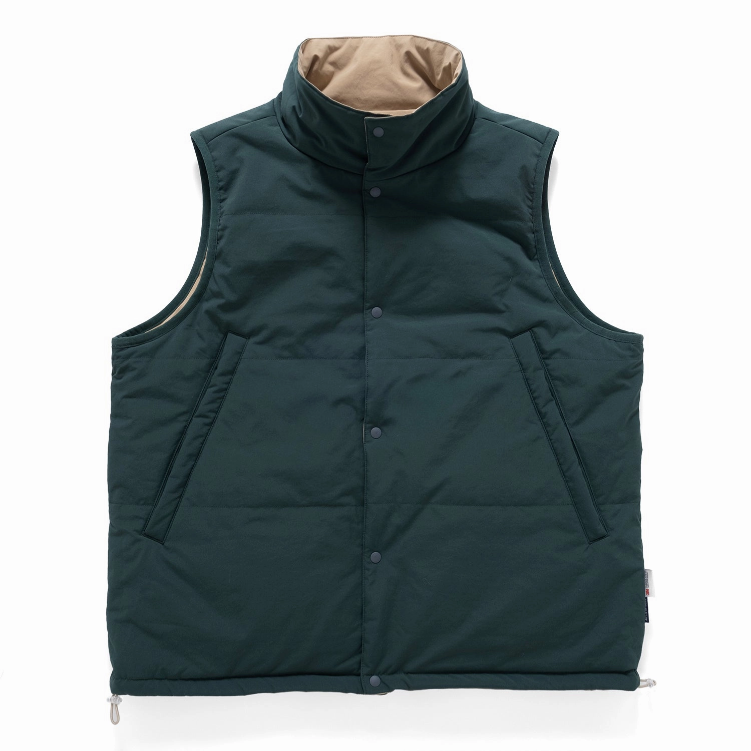 (JK384) Reversible 3M Padding Vest Jacket Compact Storage Double Stitched Seams