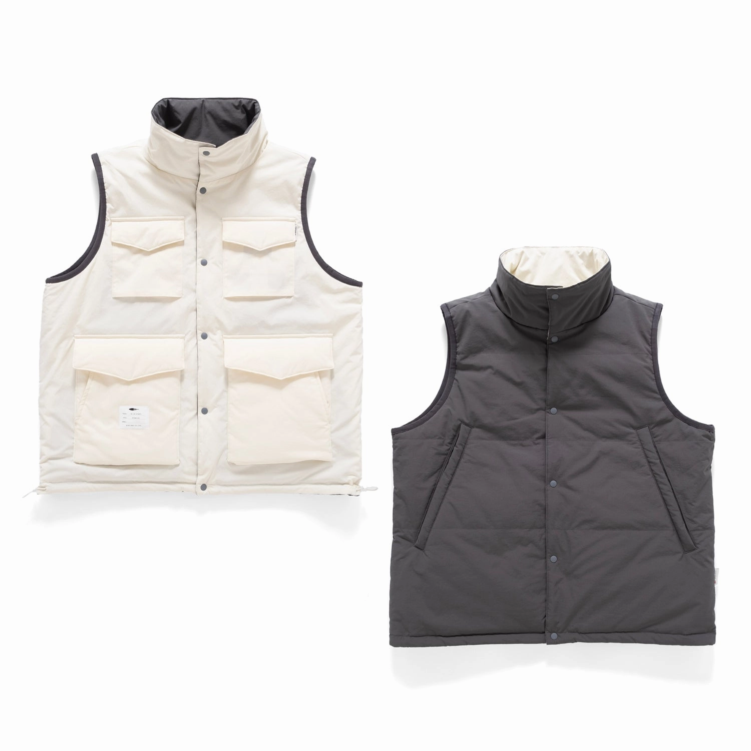 (JK384) Reversible 3M Padding Vest Jacket Compact Storage WindproofDesign