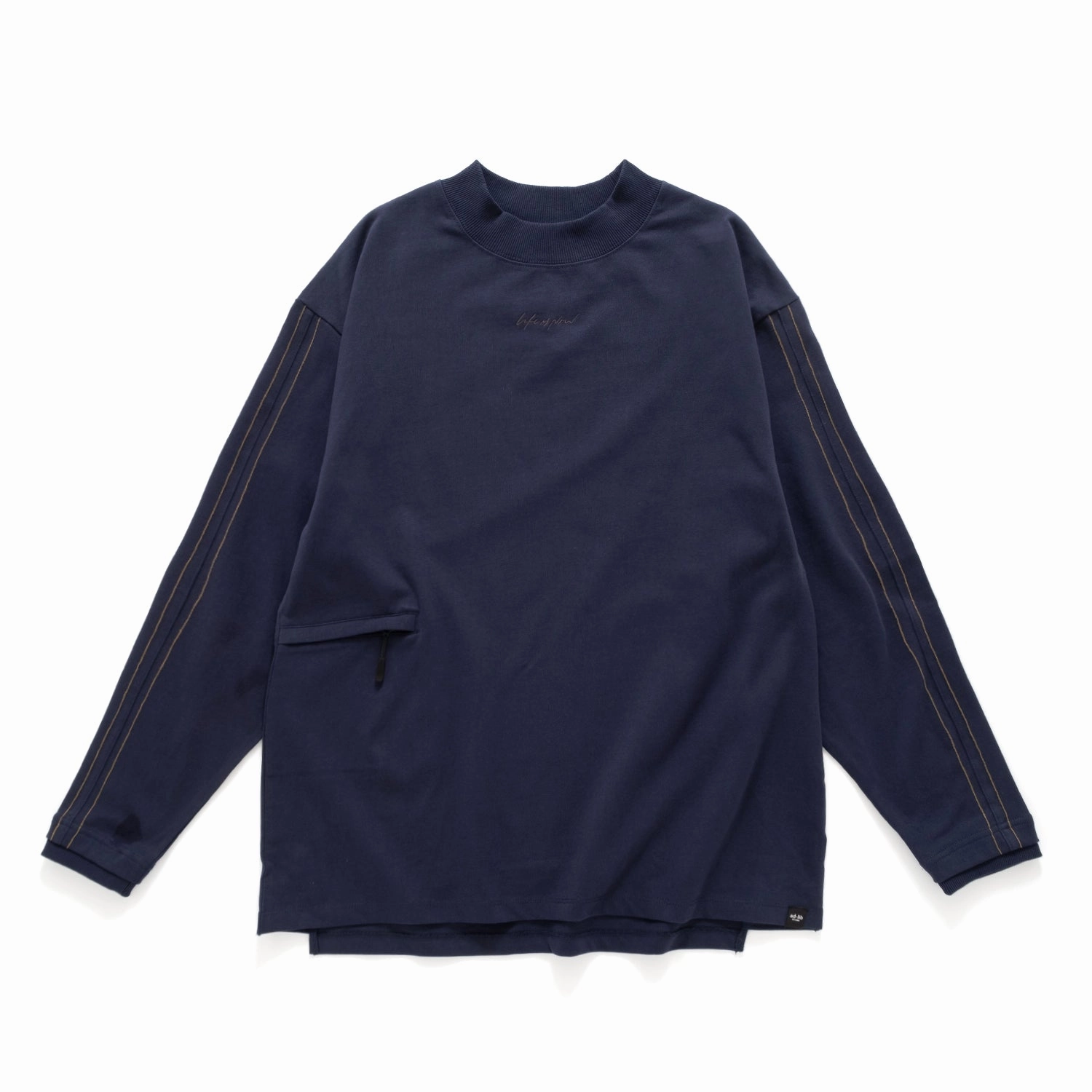 Ultra Soft Finish Relaxed Outfit (TP1231) Mock Neck Long Sleeve Tee