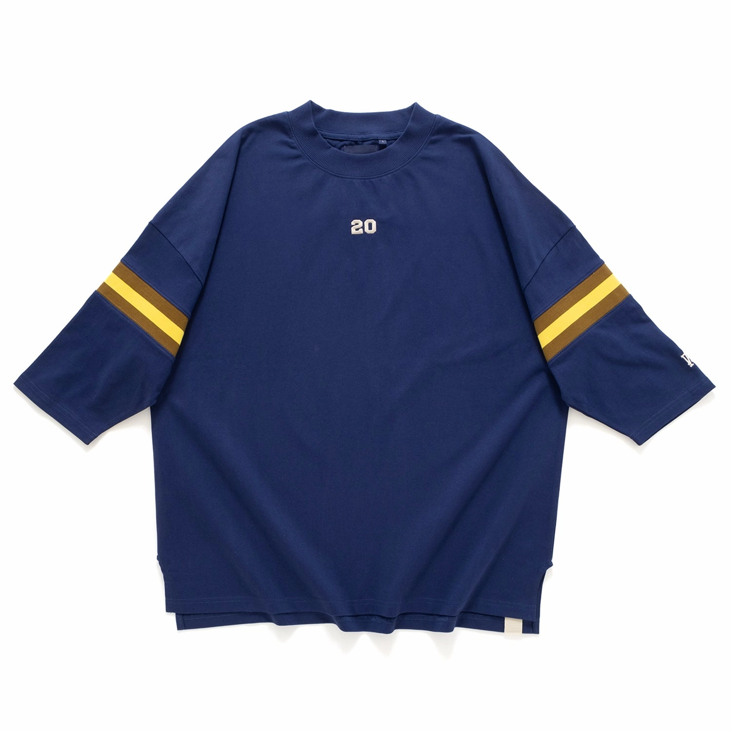 Soft and Lightweight (TP1290) Embroidery Cropped Sleeve Tee