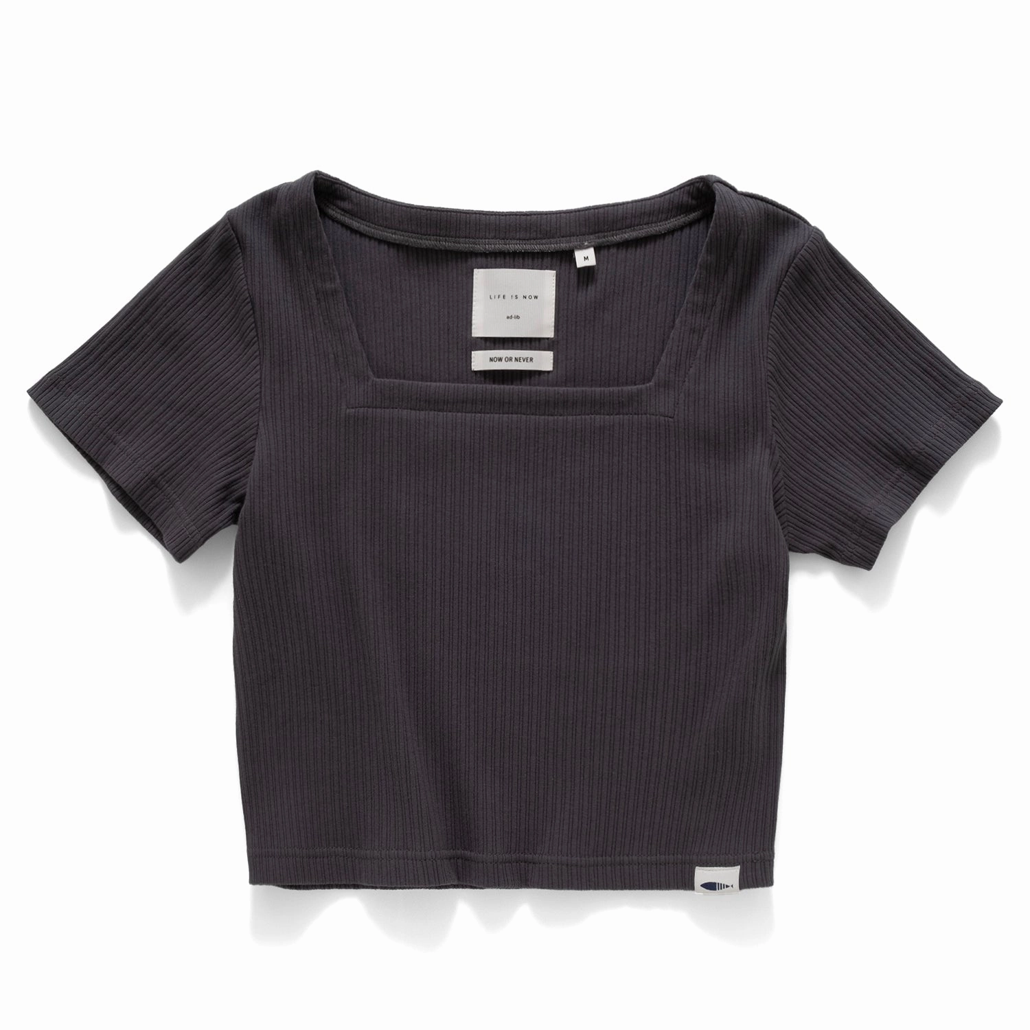 (TP1424) Square Collar Tee NonIrritatingTags