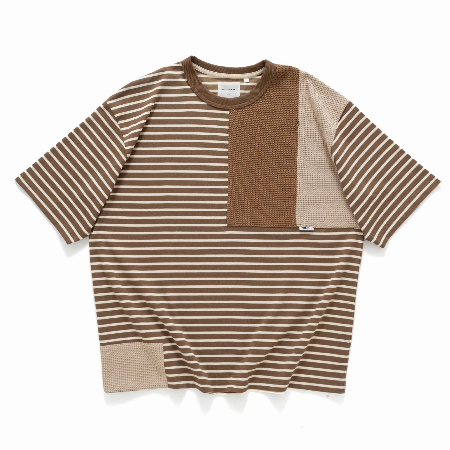 Urban Style Trend (TP1468) Stripe Patchwork Tee