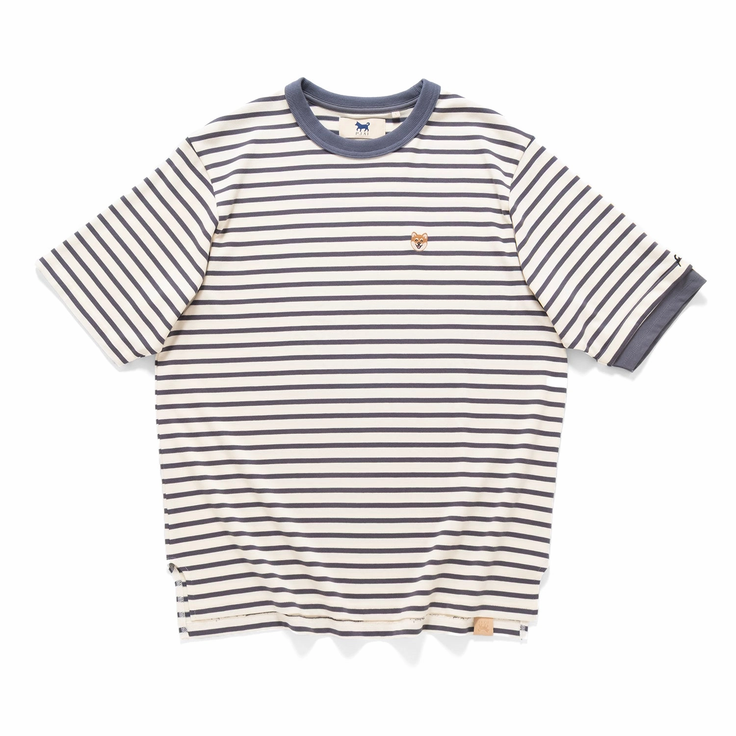 Casual Essentials (TP1586) Stripe Layered Sleeve Tee