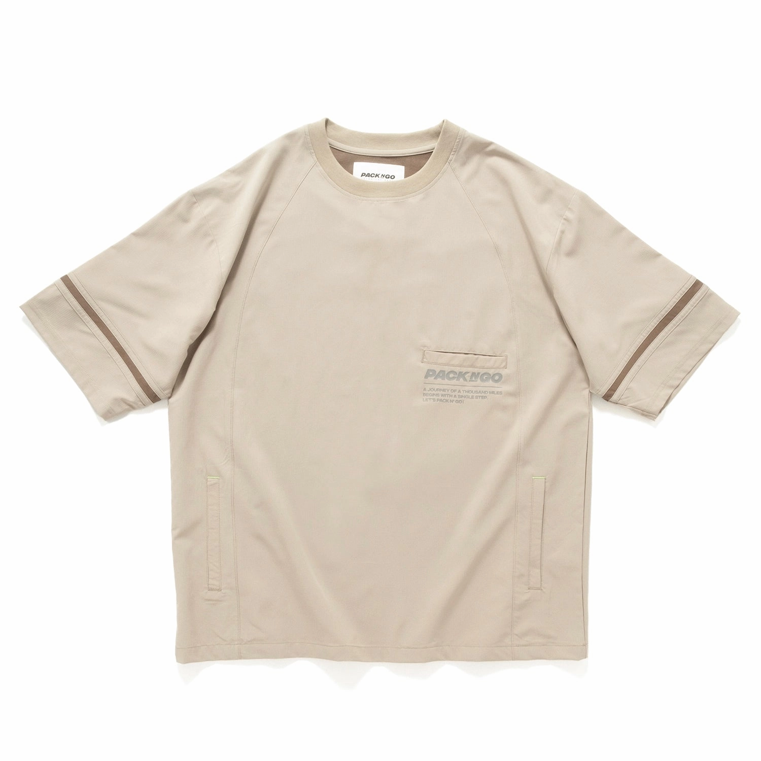 (TP1592) Cool Touch Contrast Tech Tee AntiPilling Treatment Breathable mesh panel