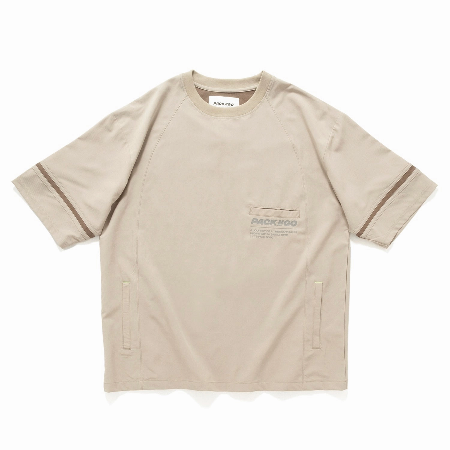 (TP1592) Cool Touch Contrast Tech Tee Breathable fabric