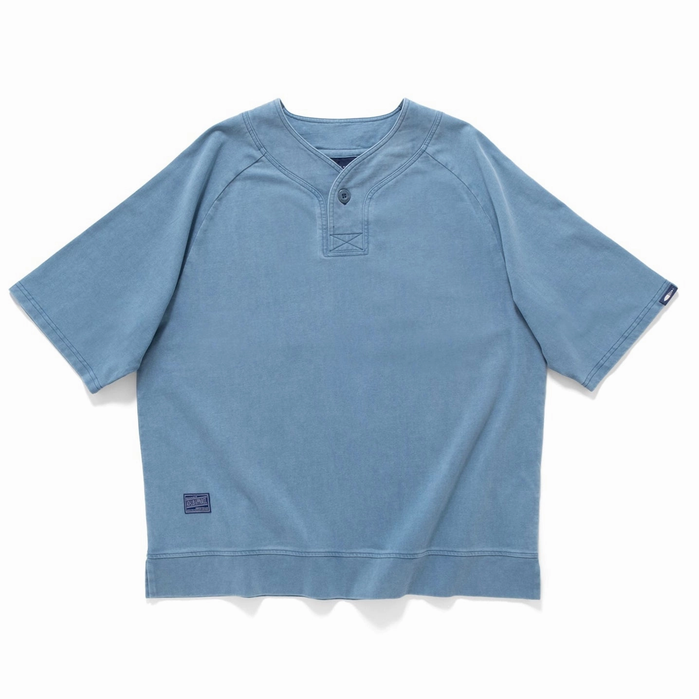 Running Gear (TP1600) Washed Baseball Collar Tee