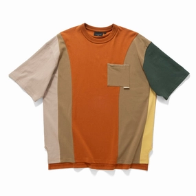 (TP1621) Colorblock Tee Light Fit Wear