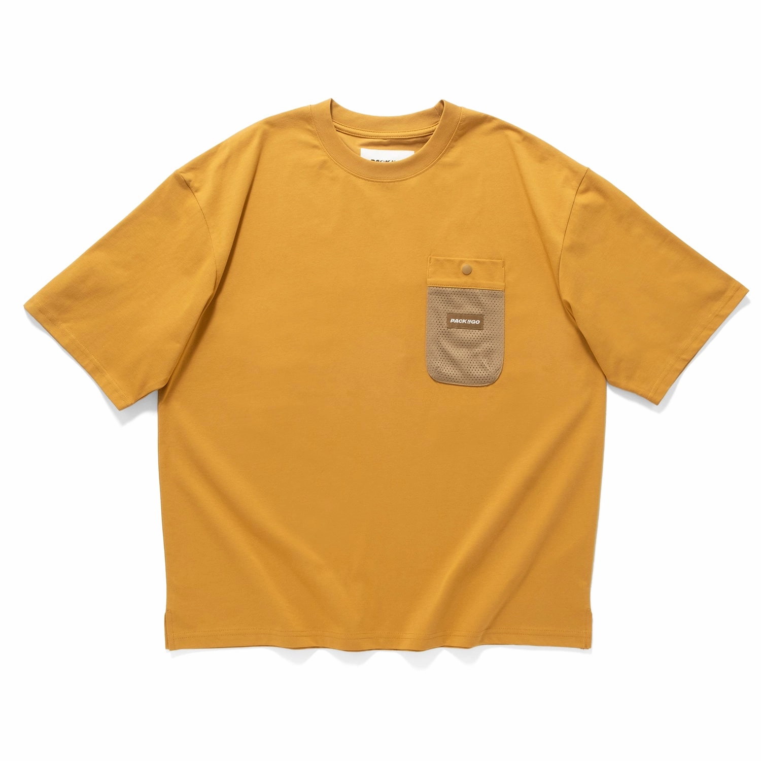 (TP1632) Cool Touch Mesh Pocket Tee Autumn coziness Simple and Cozy