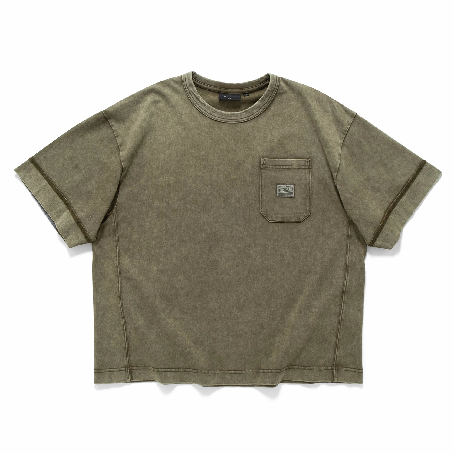 (TP1688) Wash Boxy Tee insulated