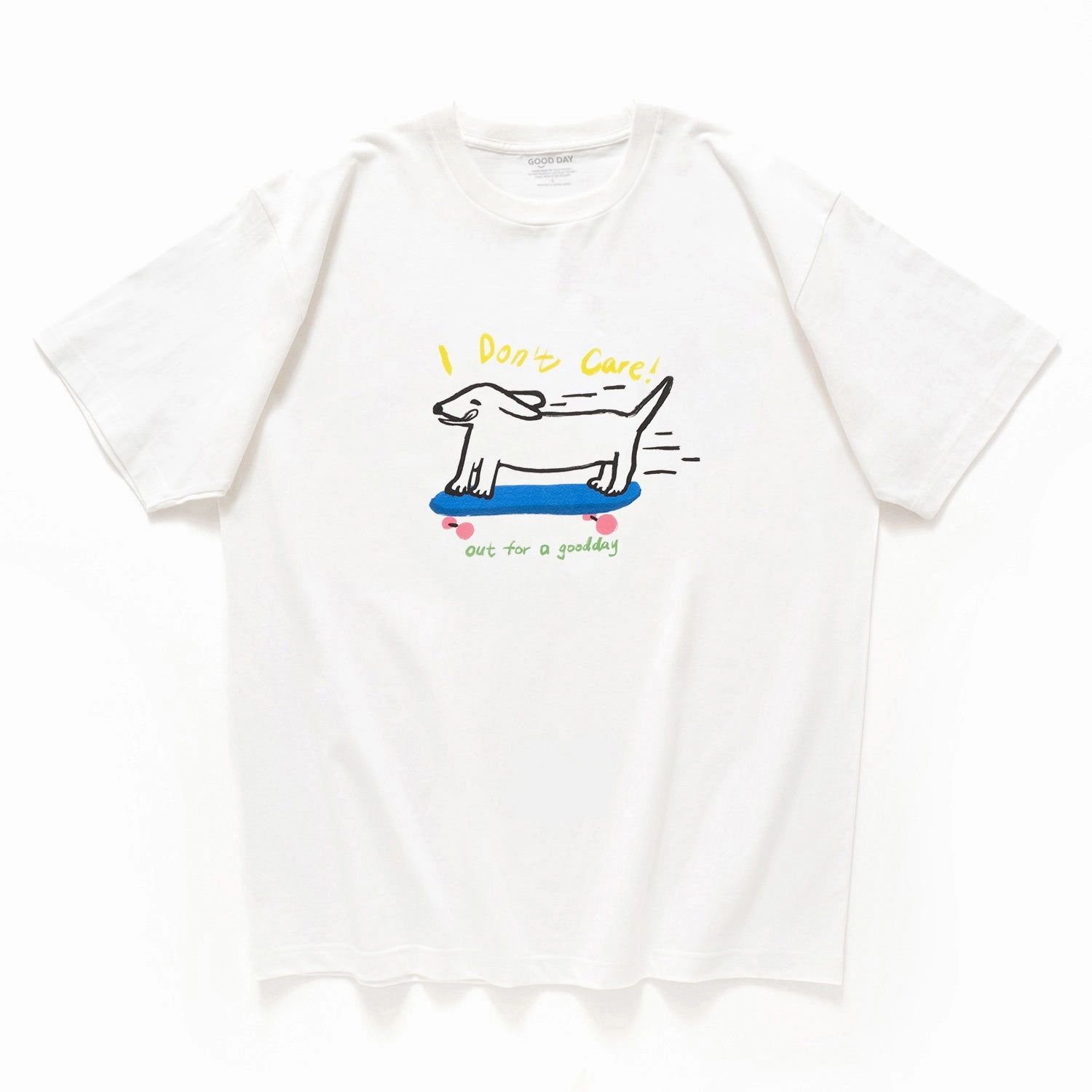 TearResistant Fabric (ZT1115) Skateboard Dog Graphic Tee