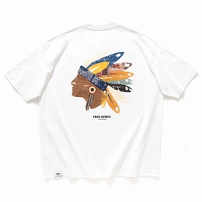 Cross Grain Knit (ZT1123) Indian Chief Graphic Tee