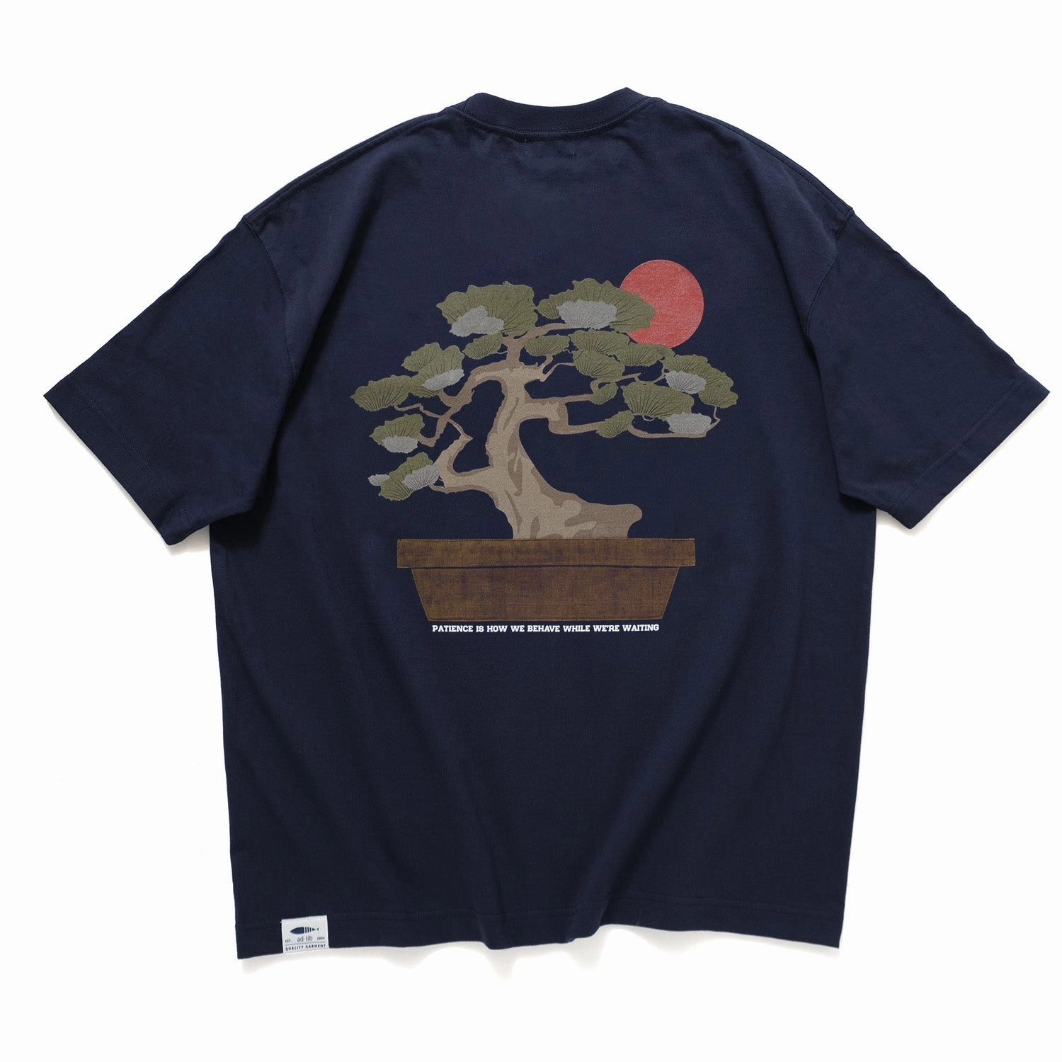 Urban Casual Look (ZT1158) Japanese Bonsai Patchwork Graphic Tee
