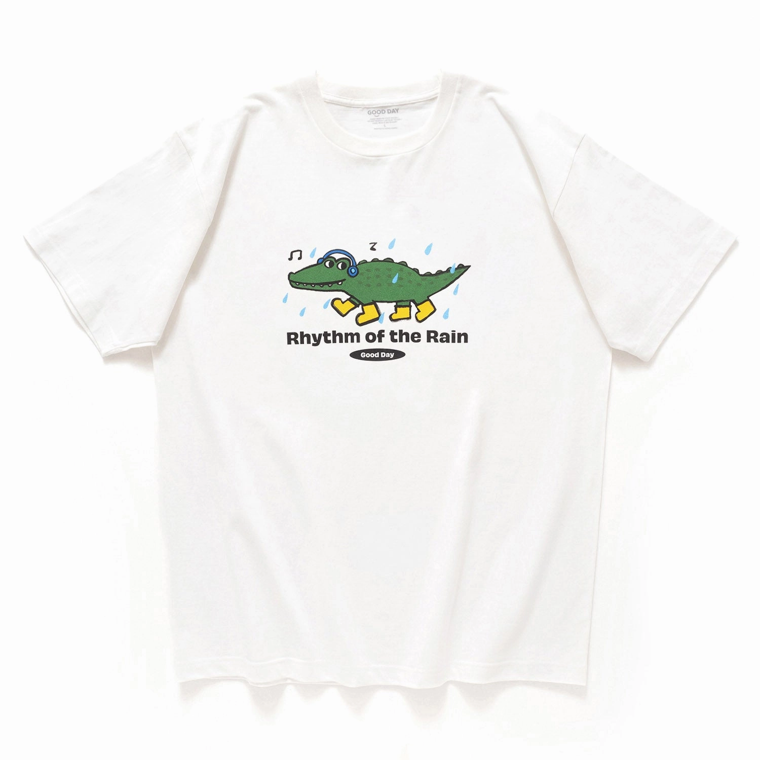 (ZT1175) Rhythm of The Rain Graphic Tee Everyday Style Trend Active Style