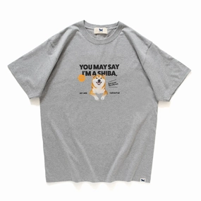 Cozy Wardrobe Fade Resistant Coating (ZT1191) You May Say I'm A Shiba PJai Photo Print Tee