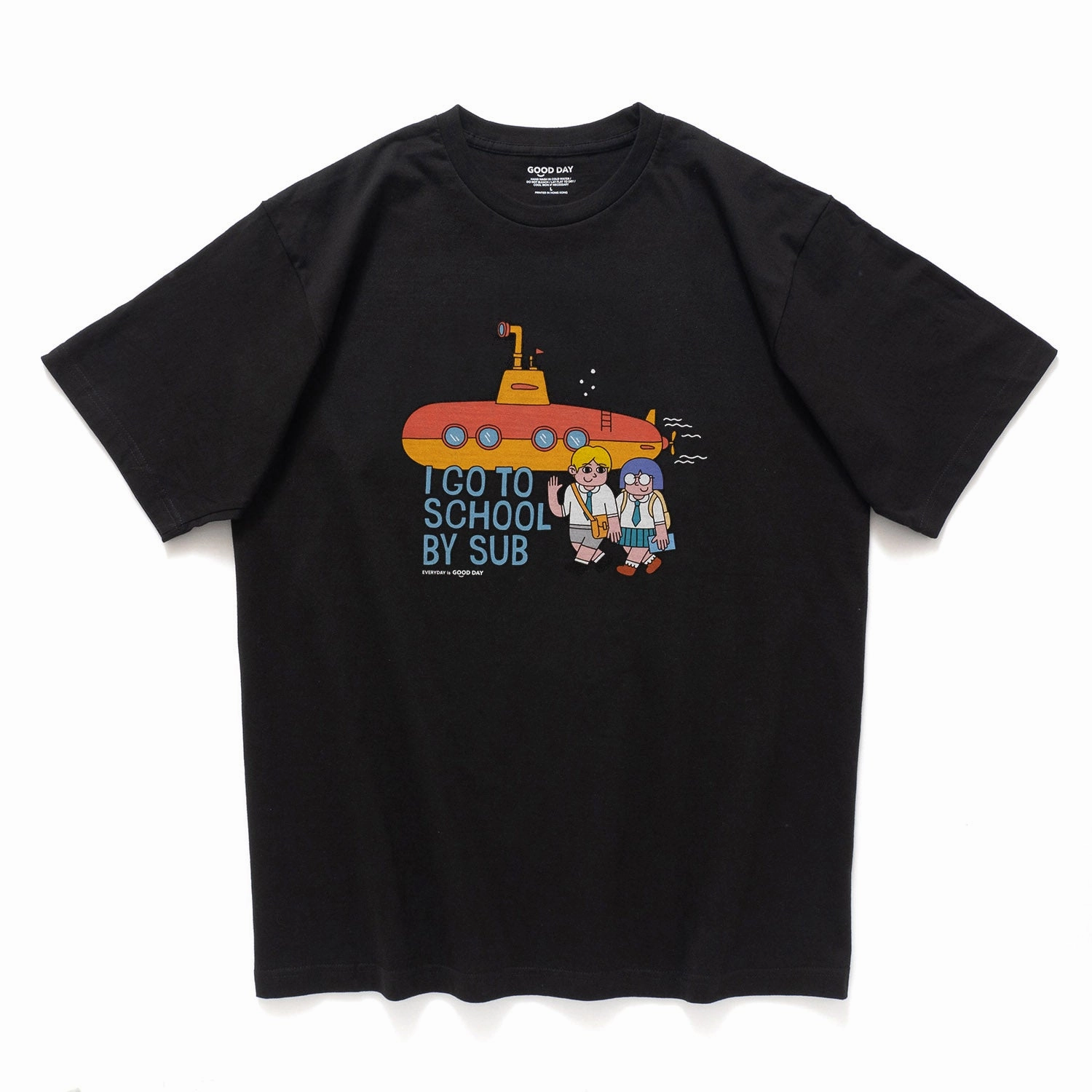 Cozy And Warm (ZT1196) I Go To School By Sub Graphic Tee