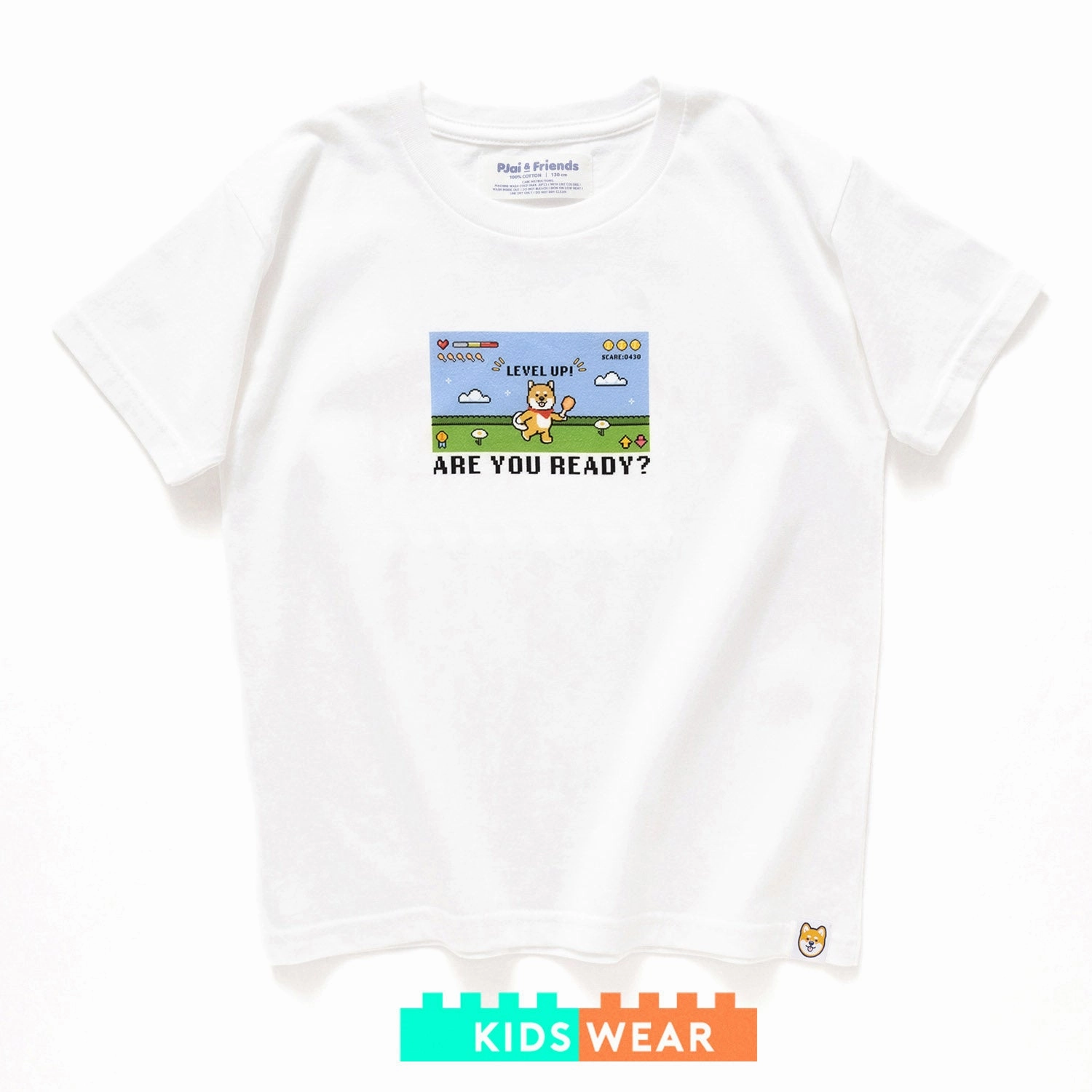 AntiStaticLining (ZT1226) Kids Pixel Game Graphic Tee