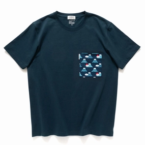 (ZT1228) Fujisan Pocket Tee black friday