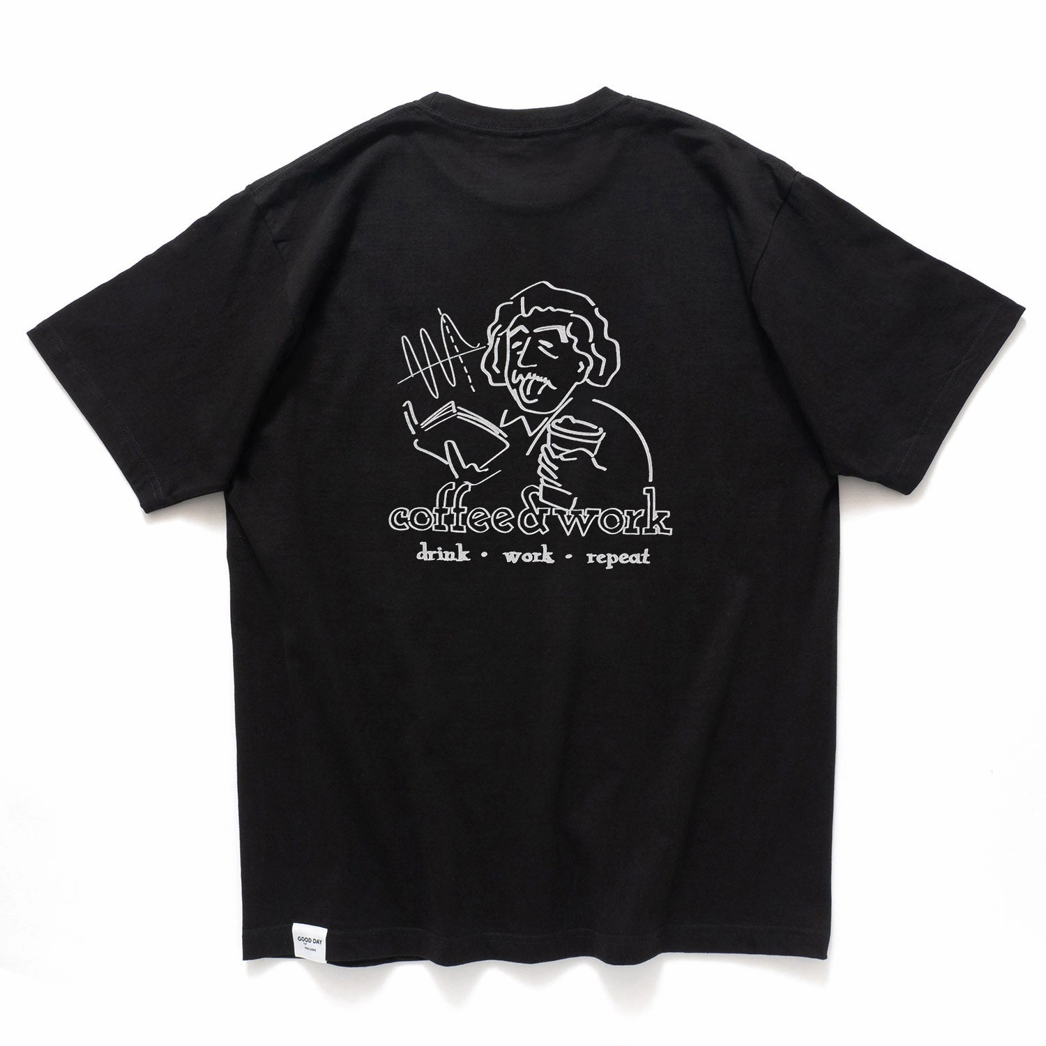 Daily Comfort (ZT1246) Coffee & Work Scientist Graphic Tee