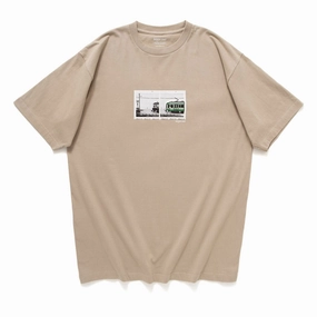 (ZT1262) Kamakura Embroidery Photoprint Tee Simple Comfort Wear