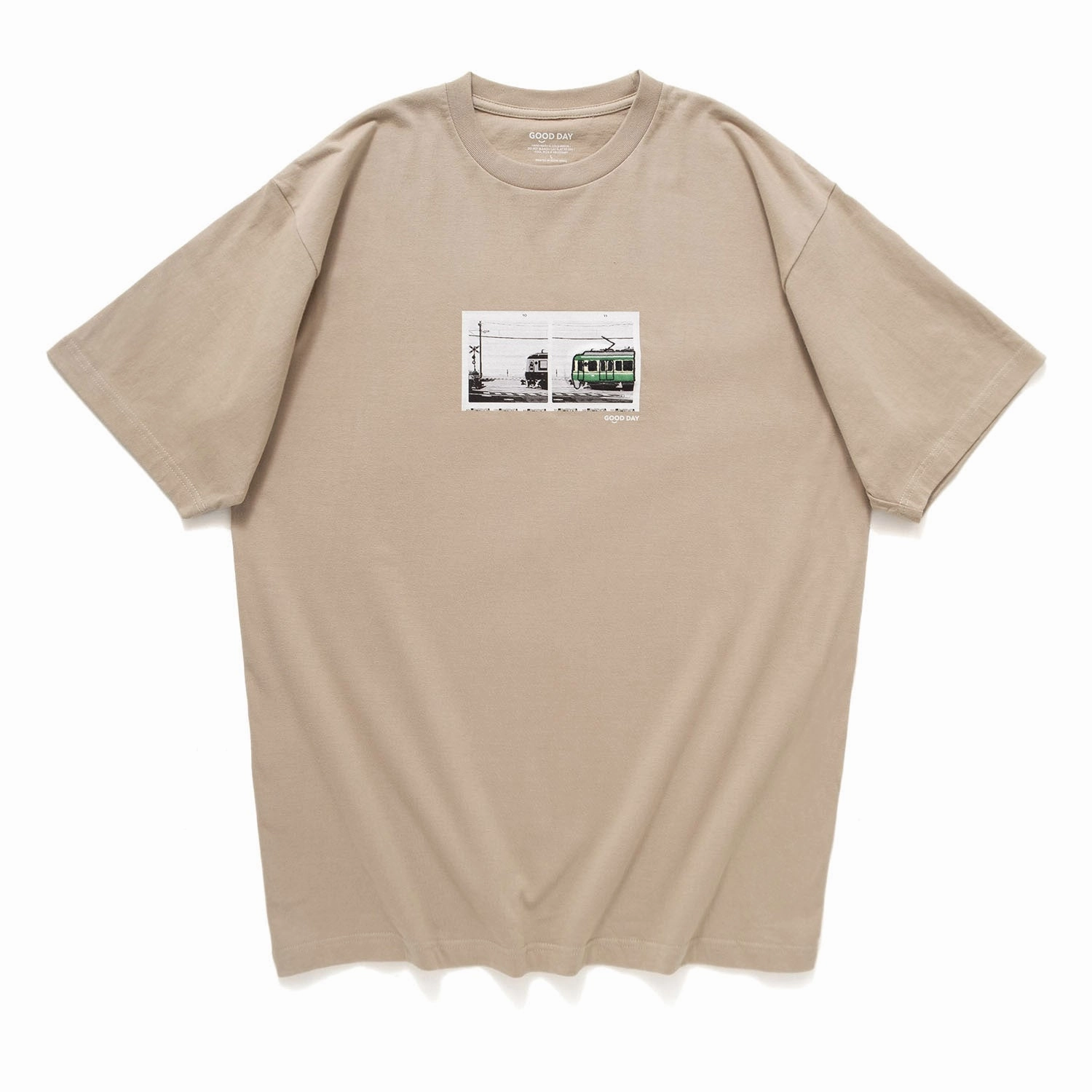 Garment Dyed Technique Seasonal Staple (ZT1262) Kamakura Embroidery Photoprint Tee