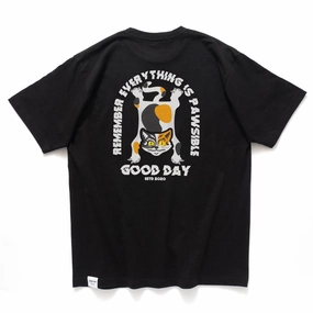 Timeless Piece (ZT1277) Lazy Cat Graphic Tee