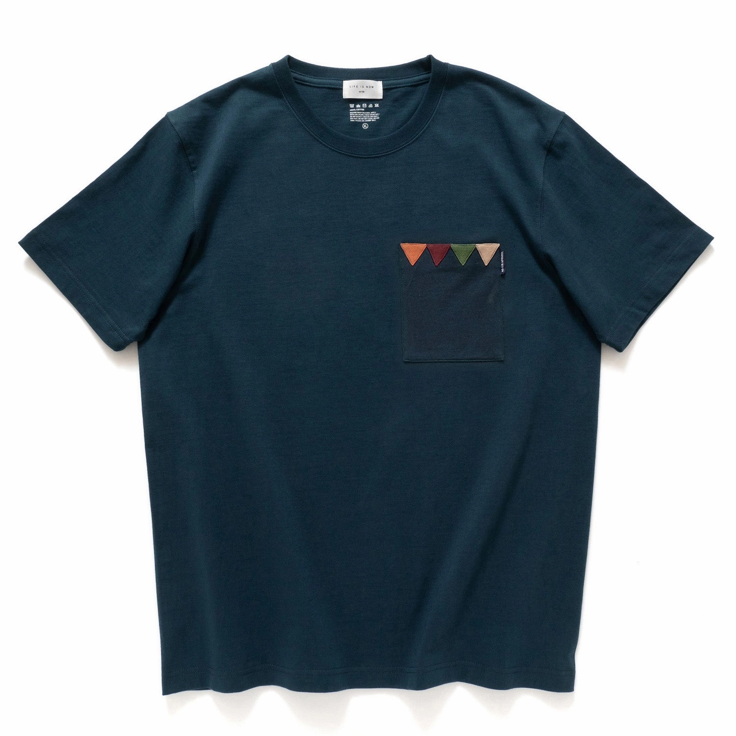 (ZT1381) Trimmed Pocket Tee Slim Fit Design Stylish and Easygoing