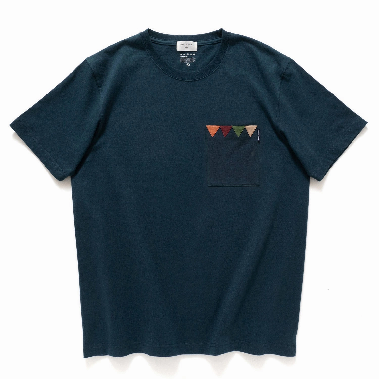 Subtle Details Comfortable And Trendy (ZT1381) Trimmed Pocket Tee