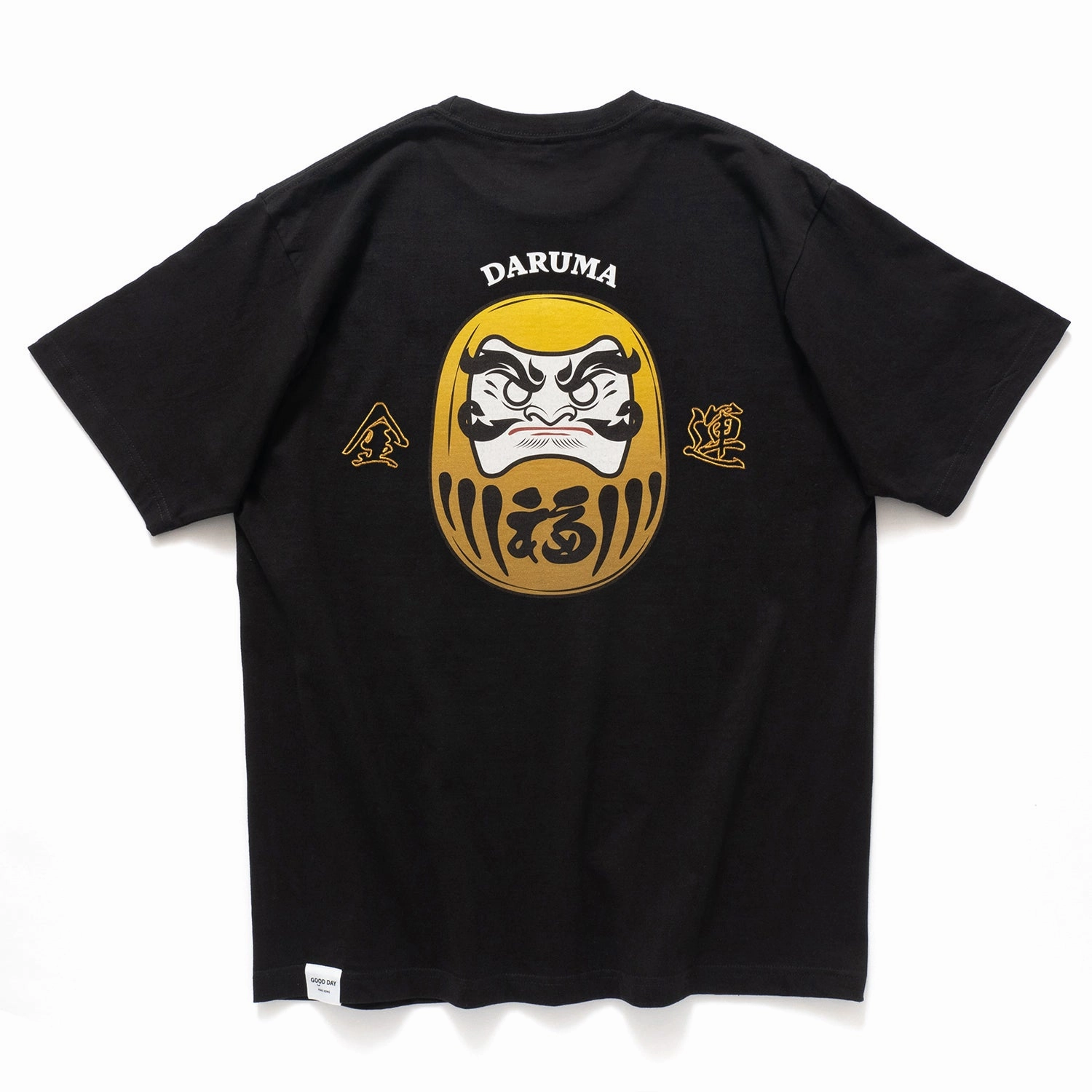 Beach relaxation (ZT1428) Daruma Graphic Embroidery Tee