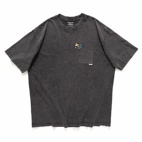 (ZT1432) X Game Graphic Embroidery Tee Travel Wear