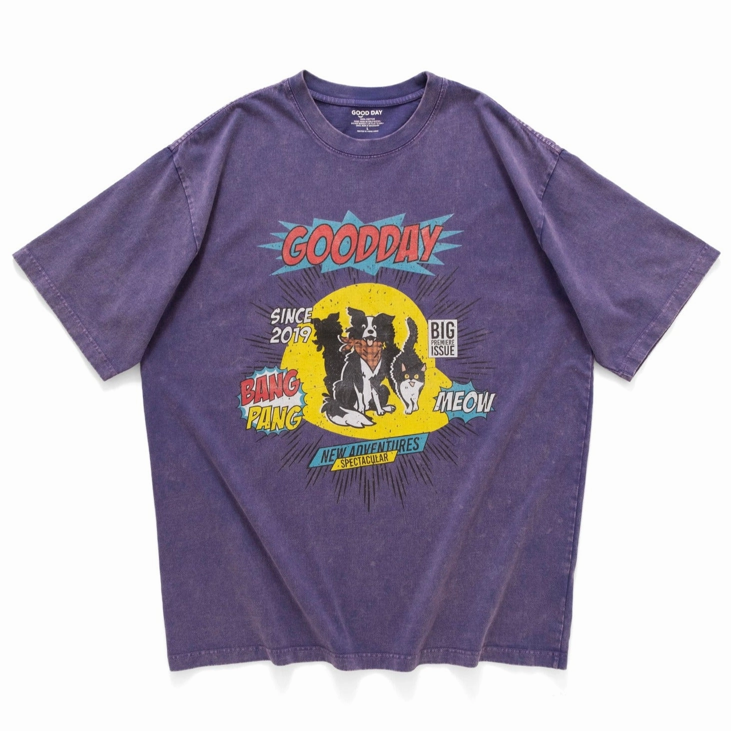 Chic Design Weekend Ready (ZT1439) Vintage Comic Graphic Tee