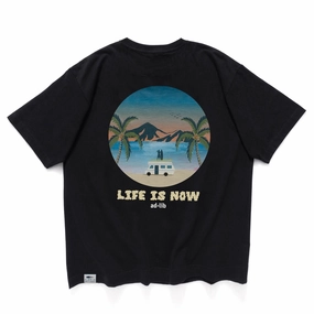 (ZT1482) Hawaii Surfing Graphic Pocket Tee Urban Smart