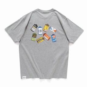 (ZT1495) Camera Roll Graphic Tee Comfy Casual Comfy Design