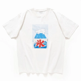(ZT1498) Shaved Ice Polar Bear Graphic Tee Outdoor Trend