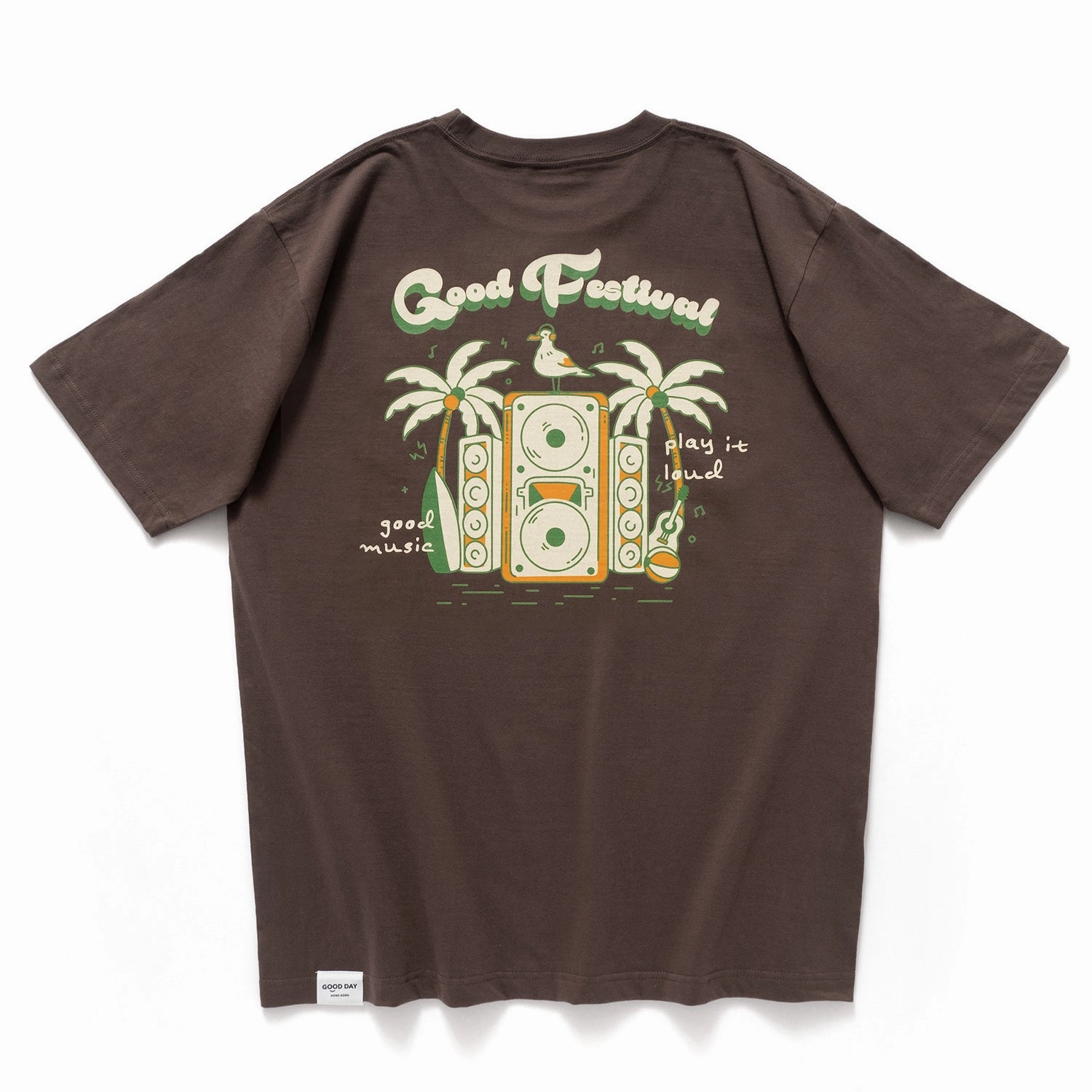 Daily Favorite Hypoallergenic Textile (ZT1515) Good Festival Embroidery Graphic Tee