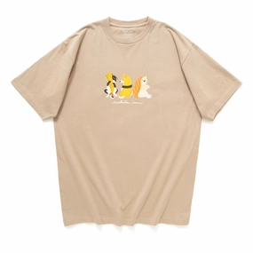 (ZT1552) Sushiba Inu Graphic Tee Bold Style Structured silhouette